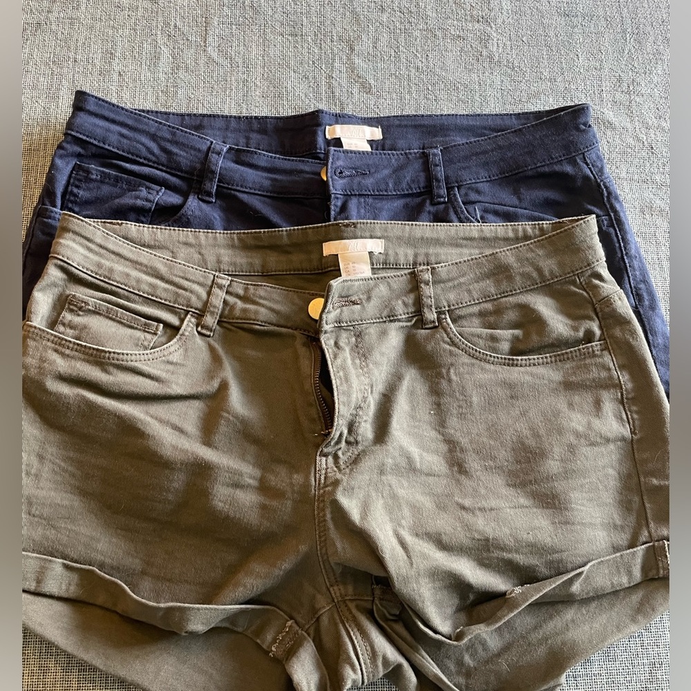 H&M Womens 10 Lot of 2 shorts